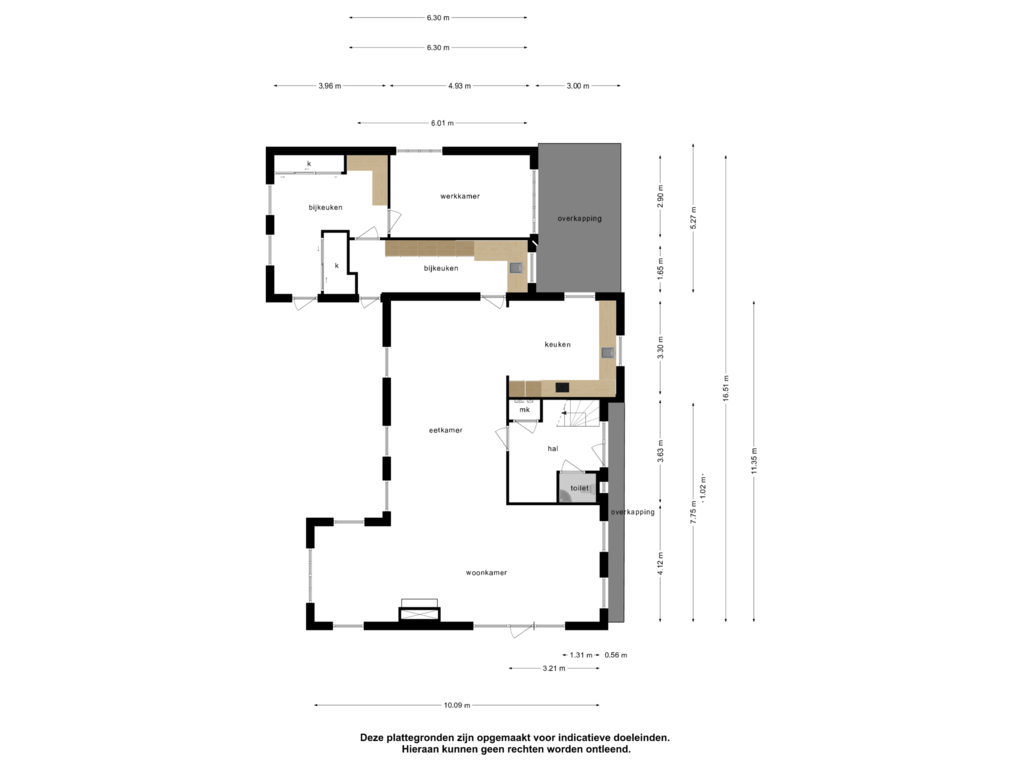 Bekijk plattegrond van Begane grond van Lijster 22