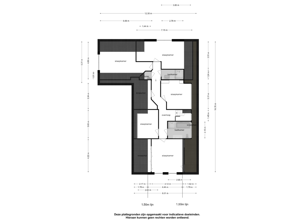 Bekijk plattegrond van 1e verdieping van Lijster 22