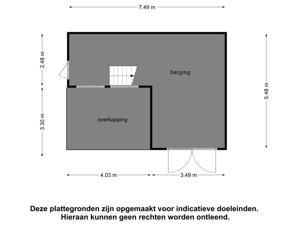 Bekijk plattegrond van Berging van Lijster 22