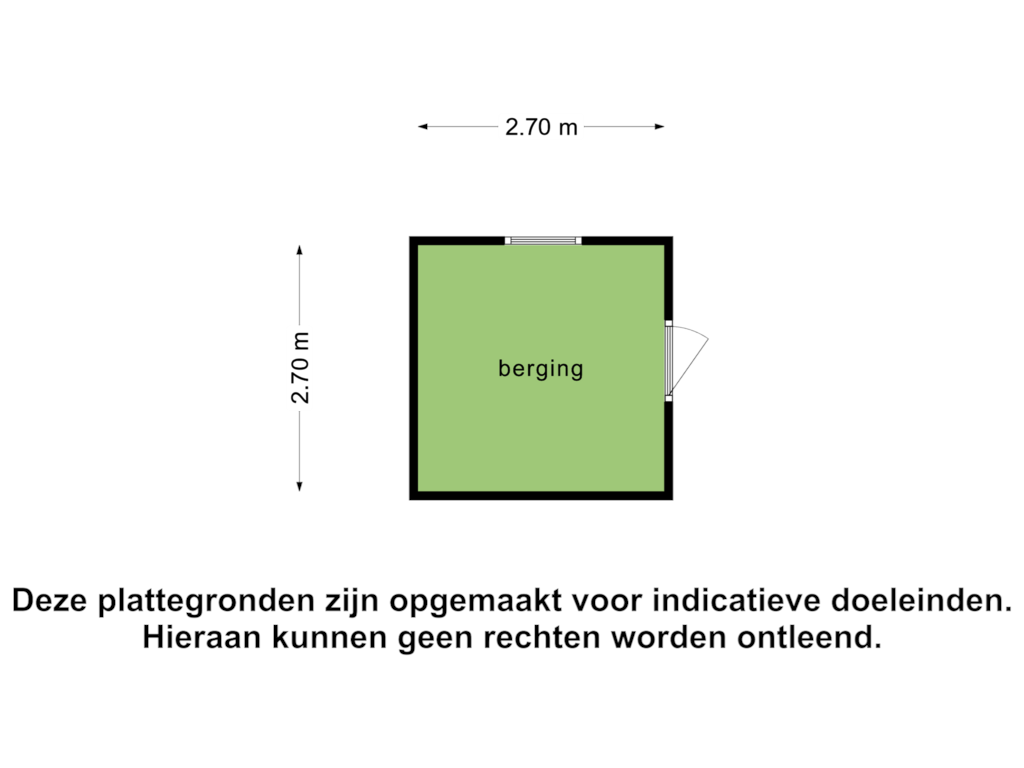 Bekijk plattegrond van Berging1 van Burgemeester Hovylaan 76