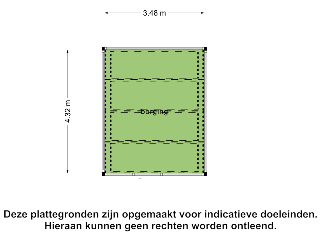 Bekijk plattegrond van Berging2 van Burgemeester Hovylaan 76