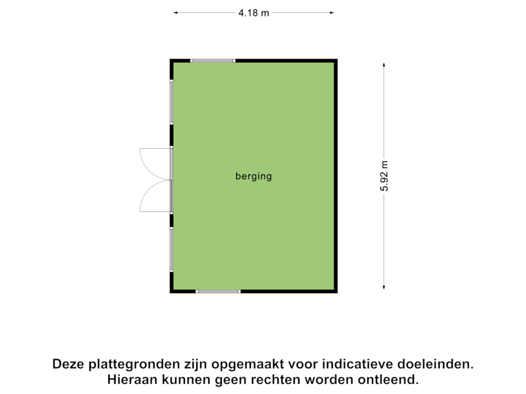 Bekijk plattegrond van Berging3 van Burgemeester Hovylaan 76