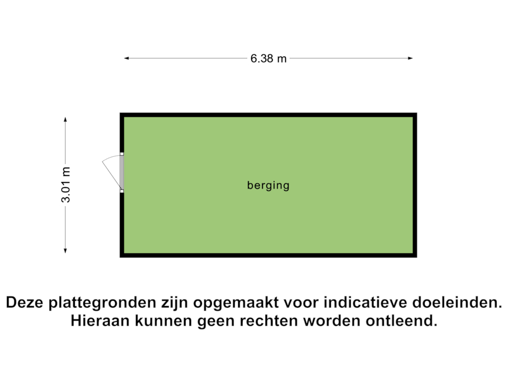 Bekijk plattegrond van Berging4 van Burgemeester Hovylaan 76