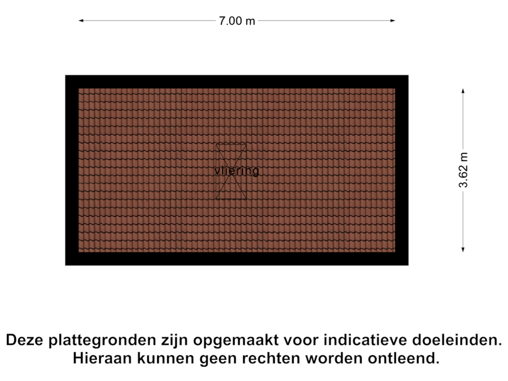 View floorplan of Vliering of Boschlaan 1