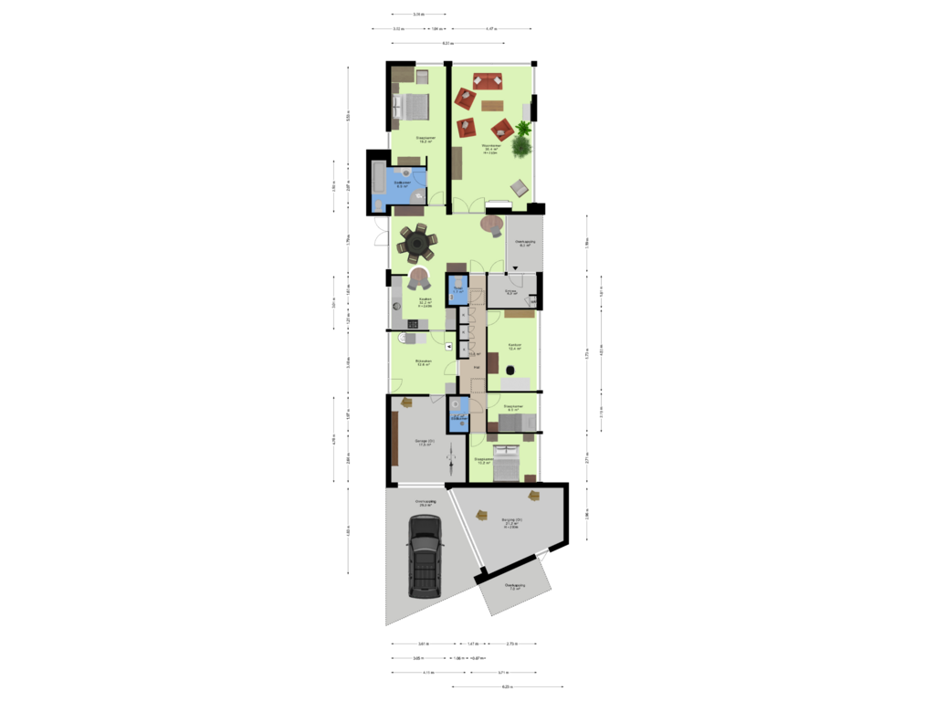 View floorplan of Begane grond of De Esstukken 3