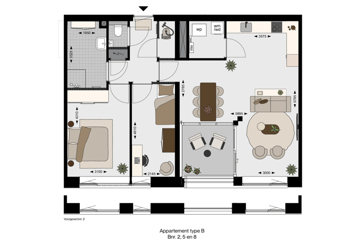 Bekijk foto 3 van Appartementen (Bouwnr. 2)