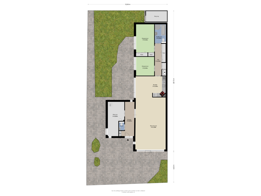 Bekijk plattegrond van Begane grond_tuin van Veldhoen-akker 13