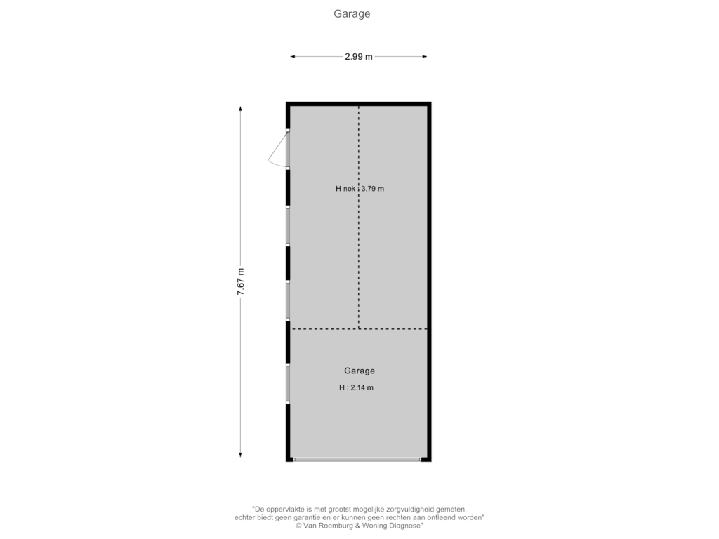 Bekijk plattegrond van Garage van Langeraarseweg 134