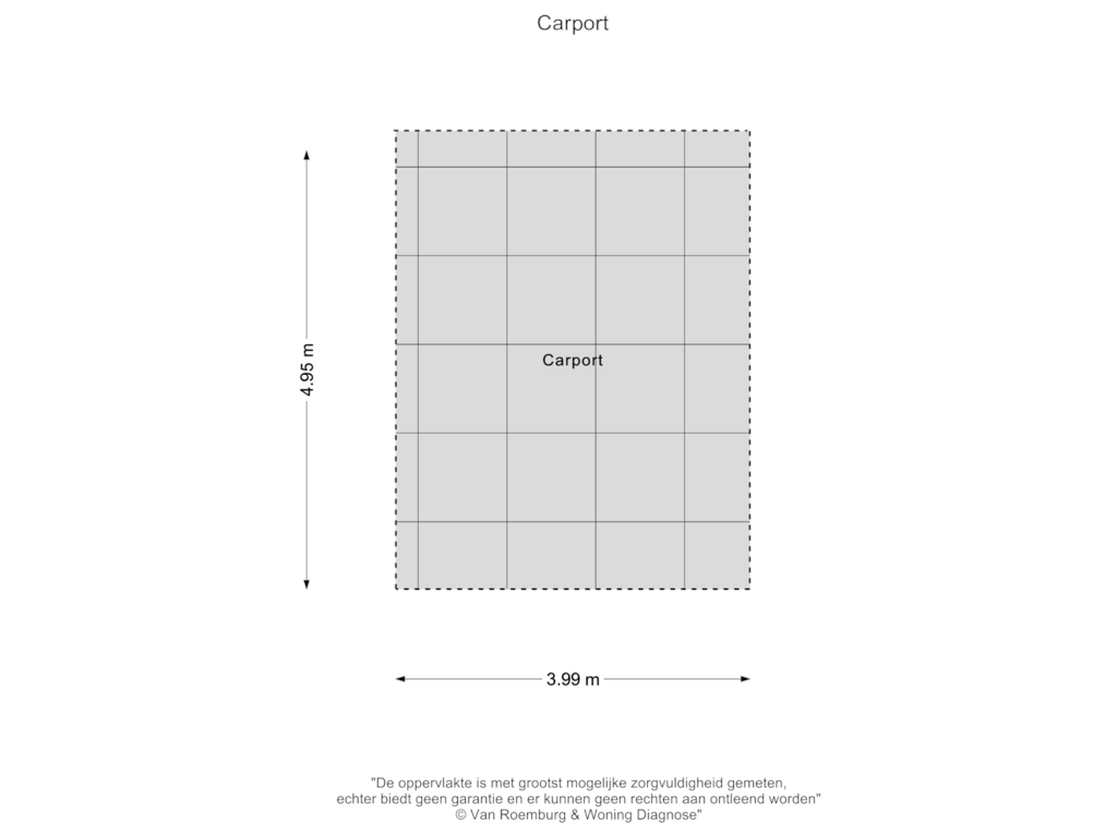 Bekijk plattegrond van Carport van Langeraarseweg 134