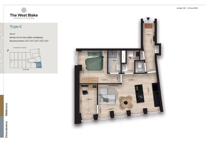 Foto 2 van Westblaak (Bouwnr. 2.07)