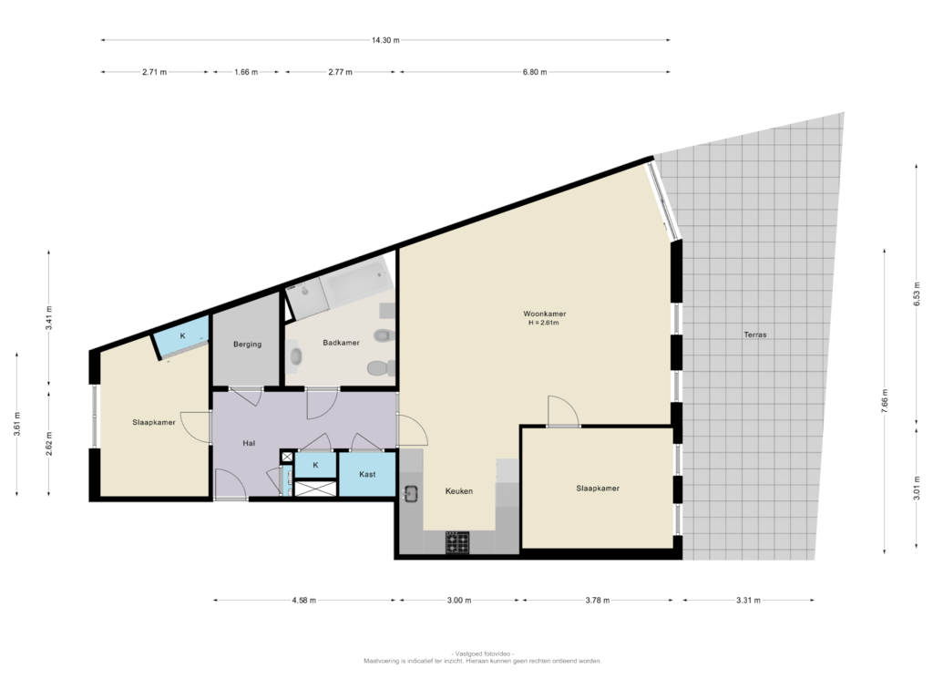 Bekijk plattegrond van Begane grond van Meester Linssenhof 27