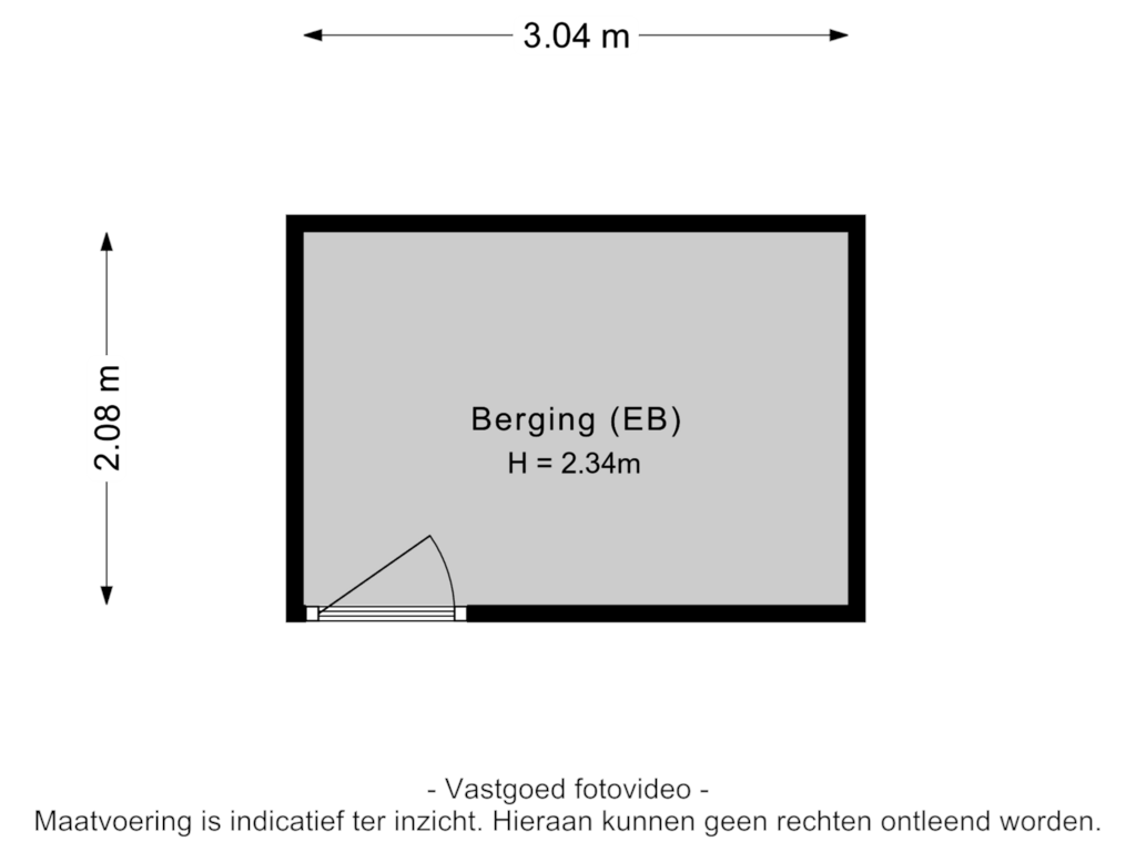 Bekijk plattegrond van Berging van Meester Linssenhof 27