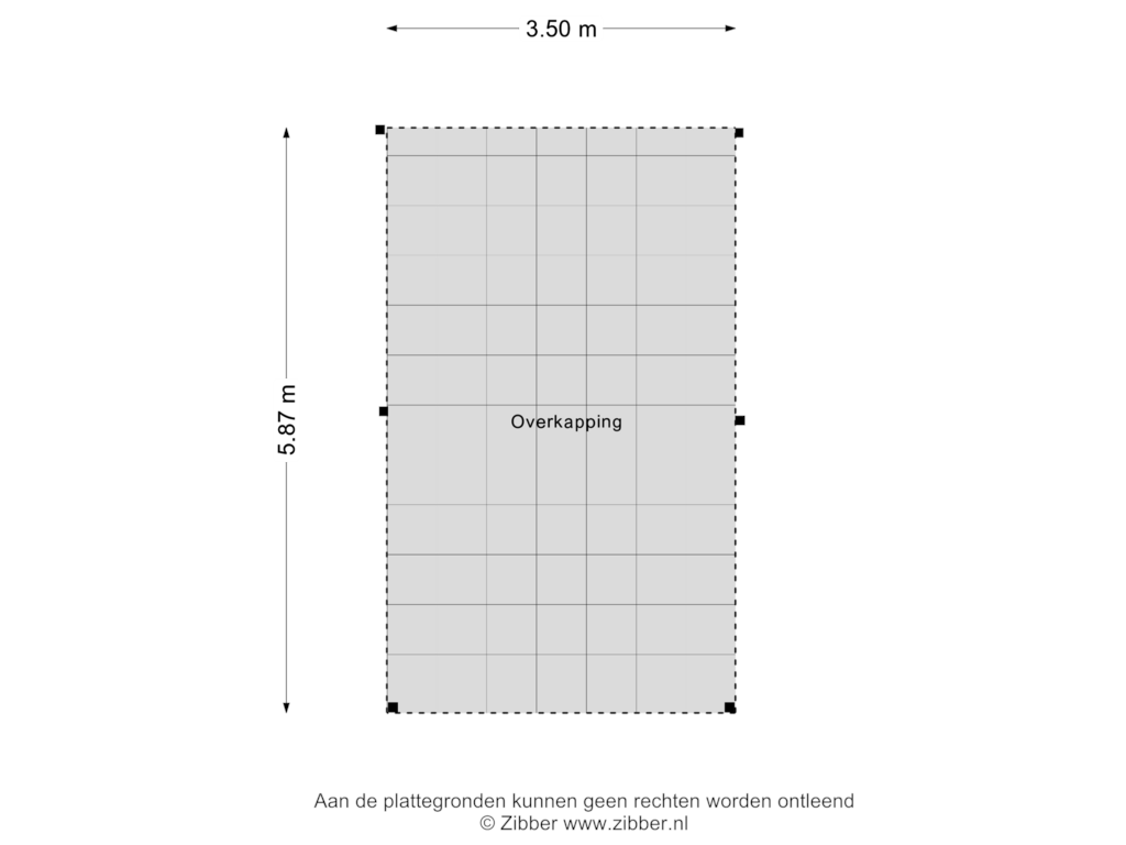 Bekijk plattegrond van Overkapping van Bosrandweg 1