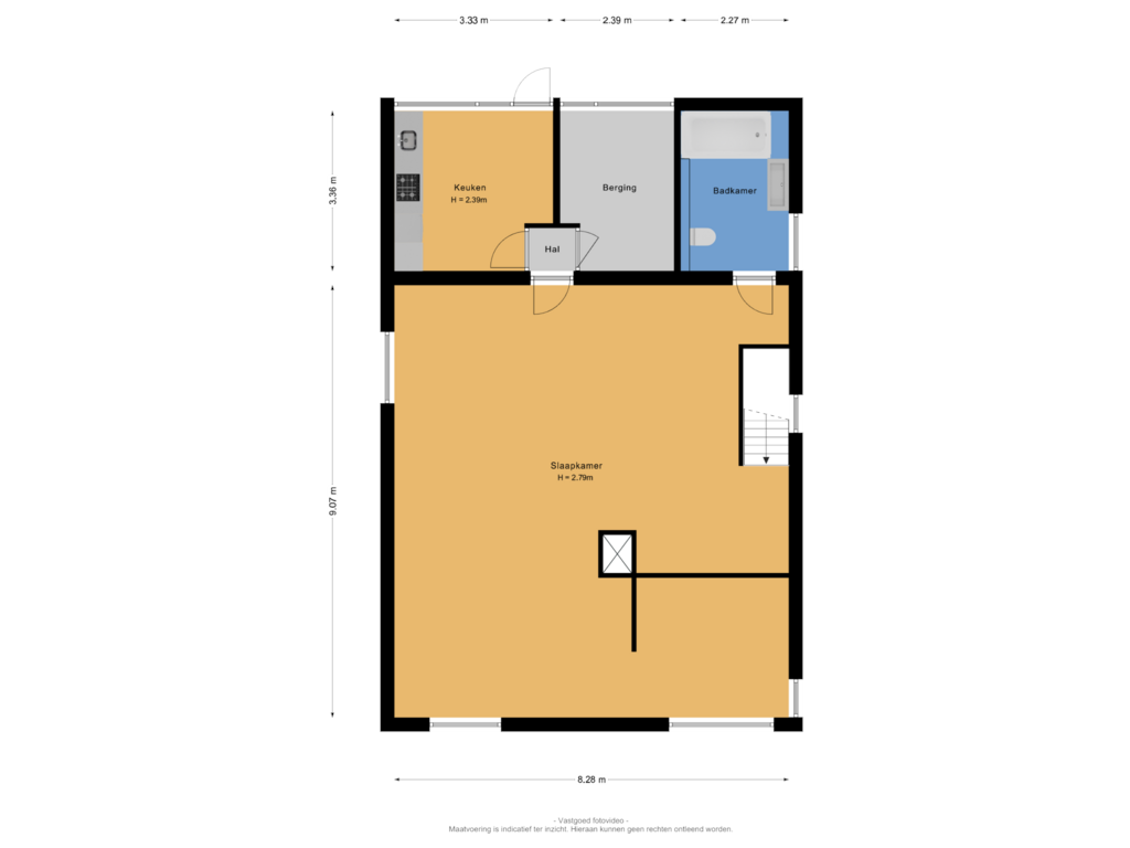 Bekijk plattegrond van 1e verdieping van Schoolstraat 20