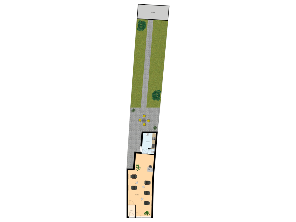 View floorplan of Kadastrale Kaart of Nieuwstraat 101-C