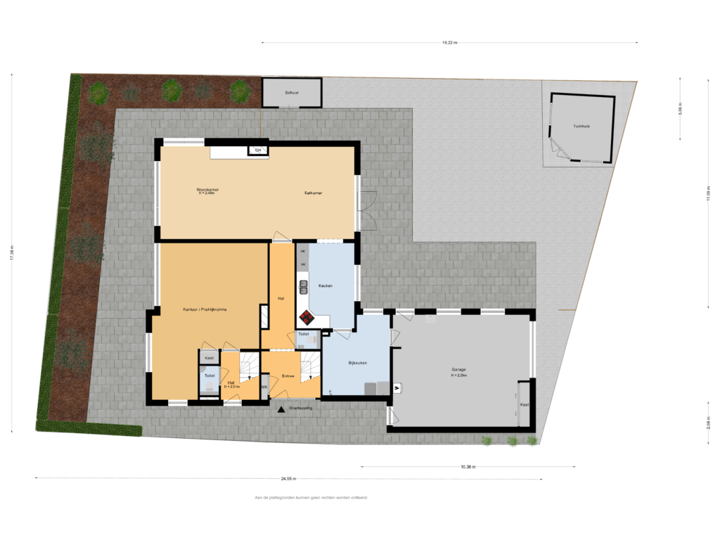 View floorplan of Situatie of Bach 3