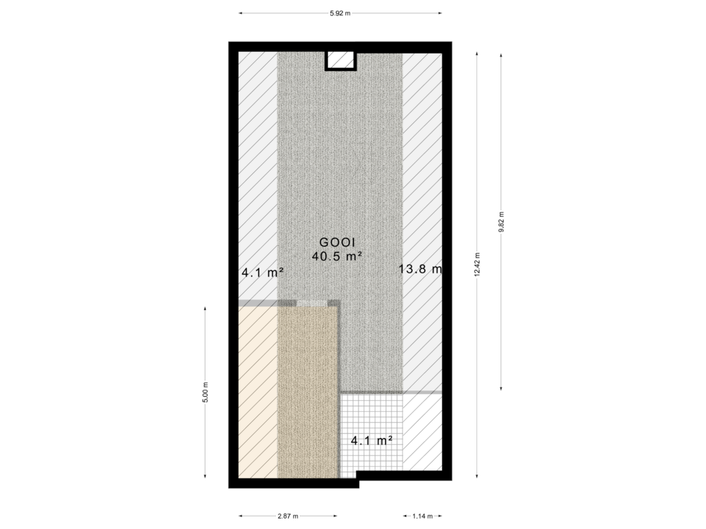 View floorplan of Zolder (copy) of Bach 3