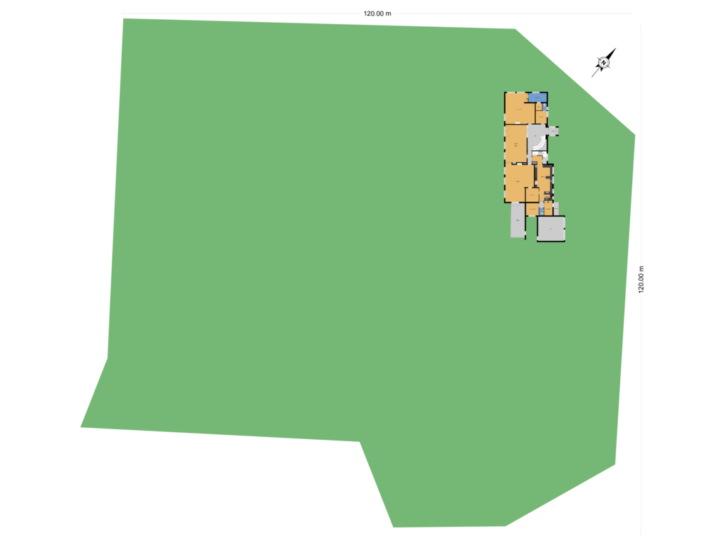 Bekijk plattegrond van Situatie van Prins Frederiklaan 28