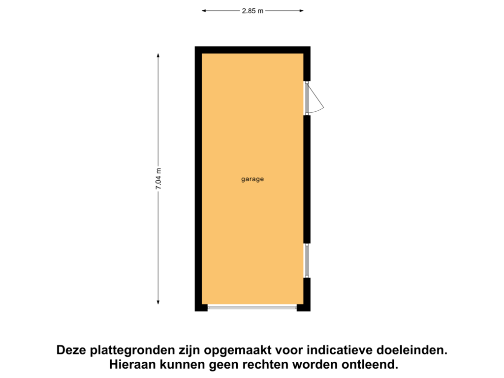 Bekijk plattegrond van Garage van Spanjaardstraat 58