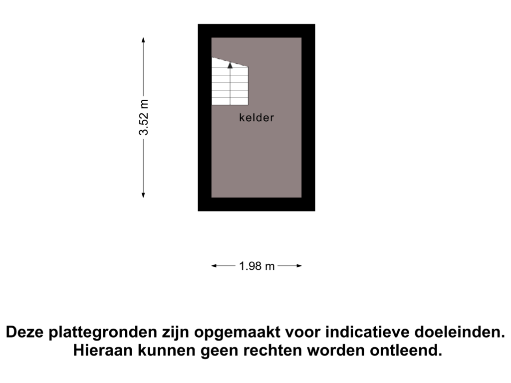 Bekijk plattegrond van Kelder van Vylainlaan 21