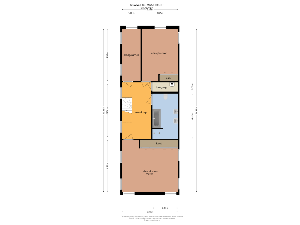 Bekijk plattegrond van SOUTERRAIN van Stuwweg 48