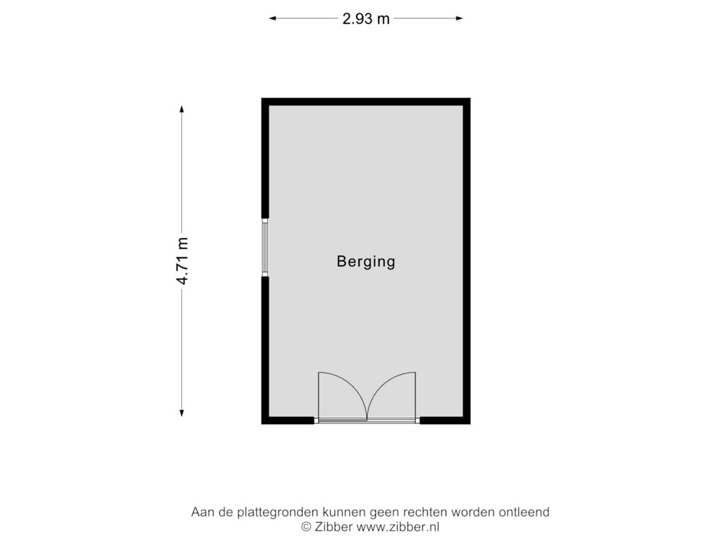 Bekijk plattegrond van Berging van Pauluslaan 128