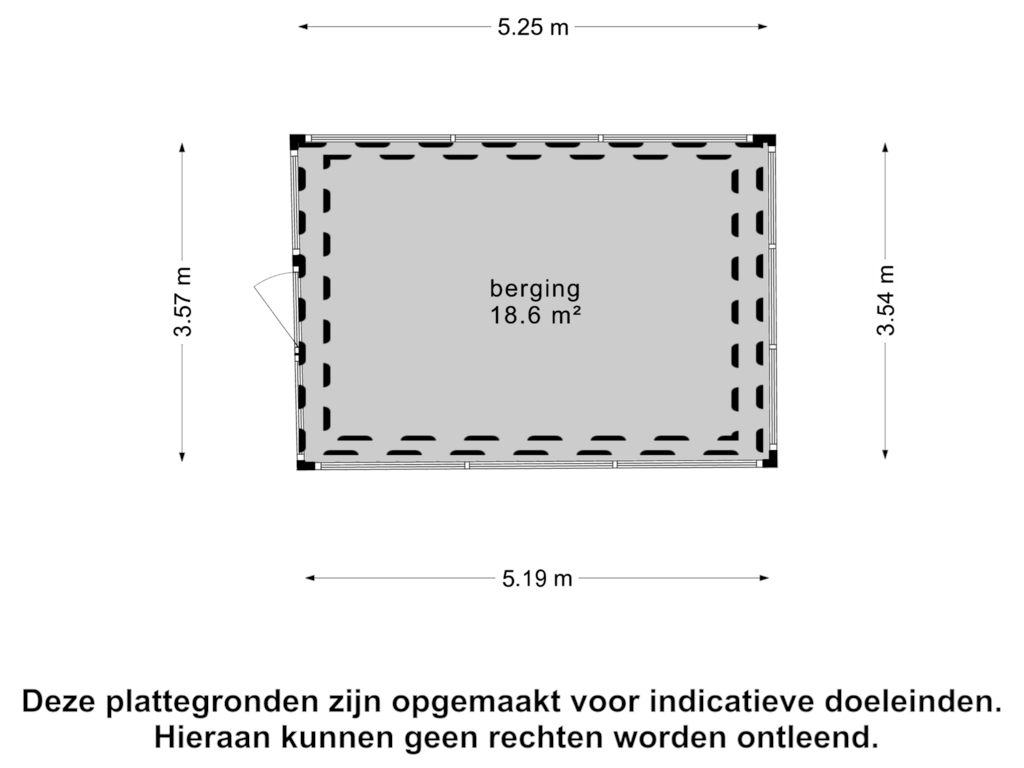 Bekijk plattegrond van Berging2 van Provincialeweg 19