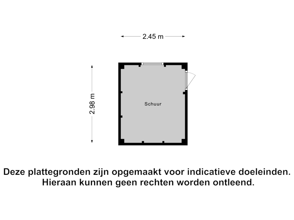 Bekijk plattegrond van Schuur van Gruun 13