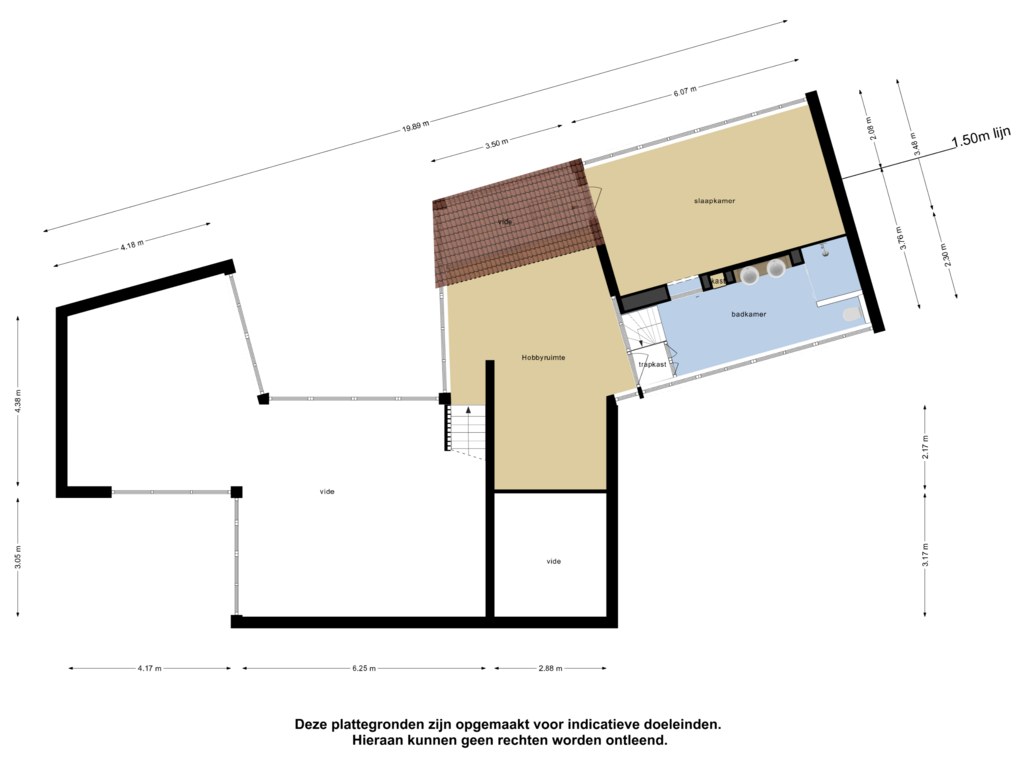 View floorplan of Eerste Verdieping of Zandoerle 50