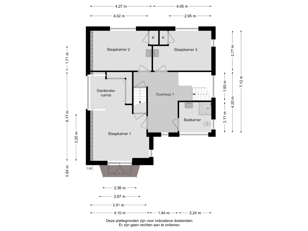 Bekijk plattegrond van 1E VERDIEPING van Sint Josephplein 13