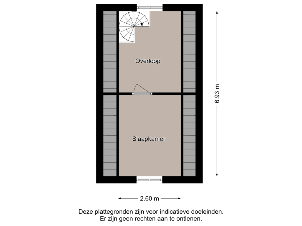 Bekijk plattegrond van OPTIONELE 1E VERDIEPING BOVEN KANTOOR/SLAAPKAMER van Sint Josephplein 13