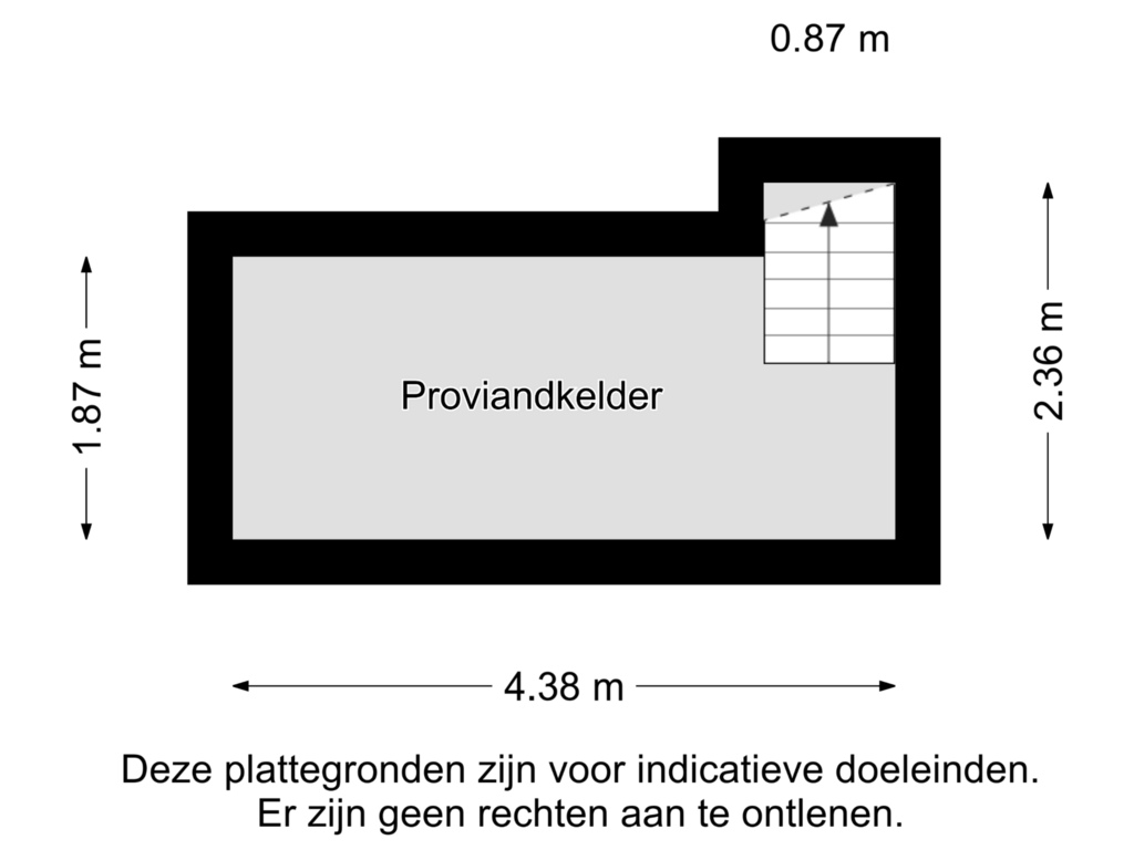 Bekijk plattegrond van KELDER ONDER KEUKEN van Sint Josephplein 13