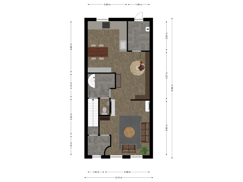 Bekijk plattegrond van BG van Hoogstraat 10