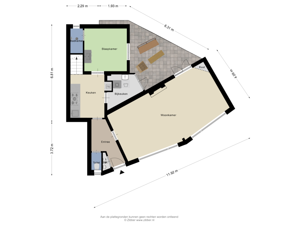 Bekijk plattegrond van Begane Grond_tuin van Parallelweg 1