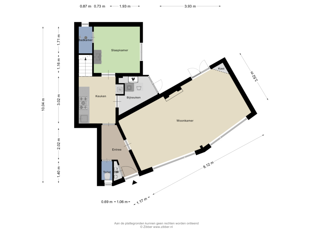 Bekijk plattegrond van Begane Grond van Parallelweg 1