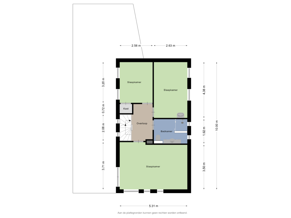 Bekijk plattegrond van Eerste verdieping van van Randwijkhof 5