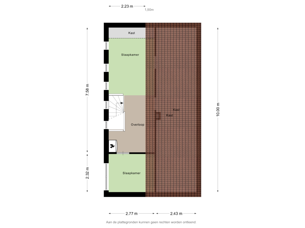 Bekijk plattegrond van Tweede verdieping van van Randwijkhof 5