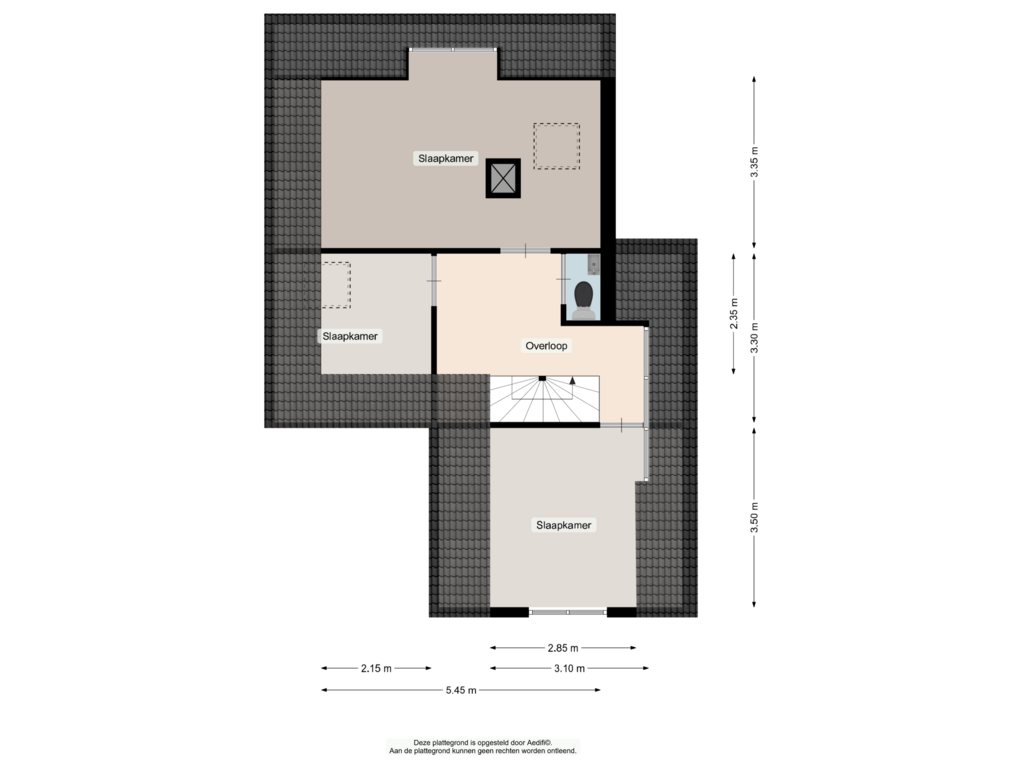 Bekijk plattegrond van Eerste verdieping van Vuurtorenpad 2