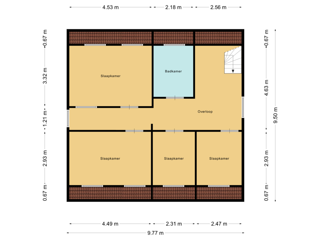 Bekijk plattegrond van Floor 1 van Zuiddijk 14