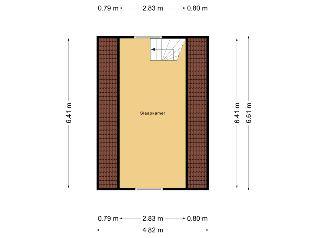 Bekijk plattegrond van Floor 3 van Zuiddijk 14