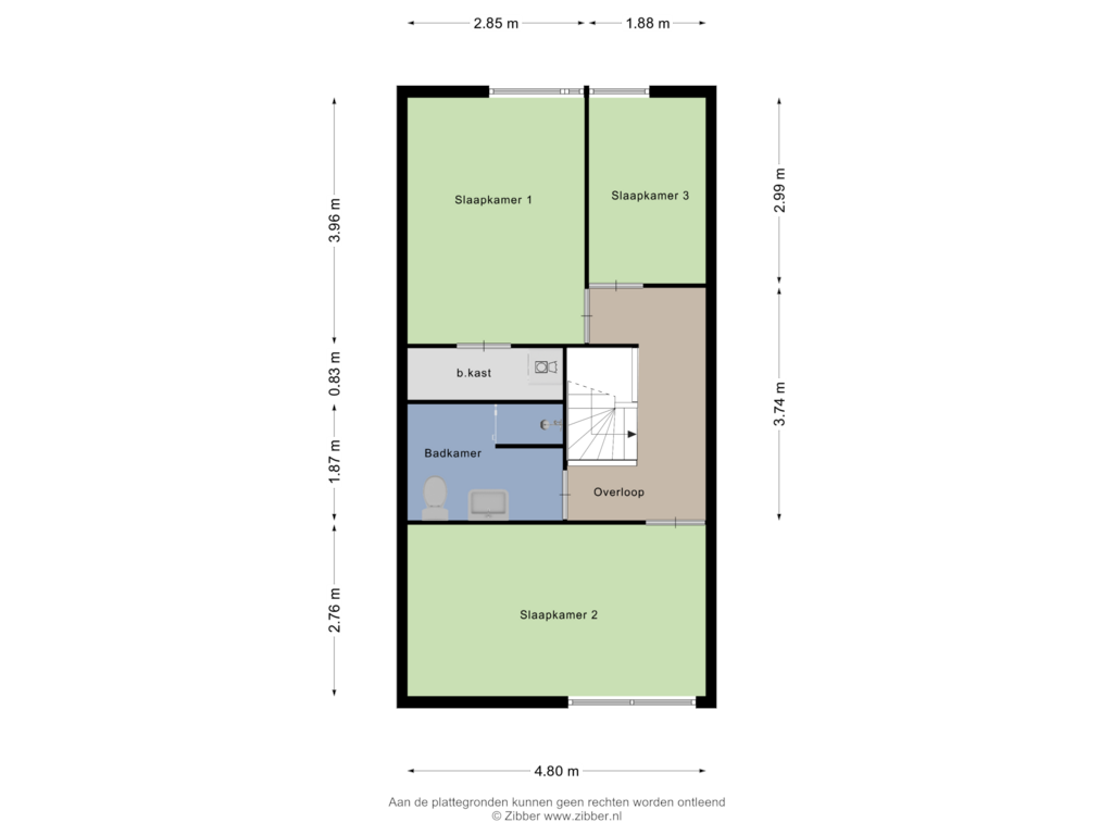 Bekijk plattegrond van Eerste Verdieping van Lichtboei 1