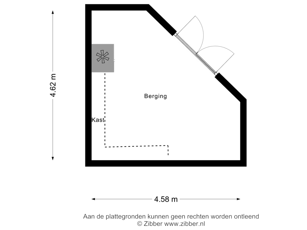 Bekijk plattegrond van Berging van Groenewoud 30