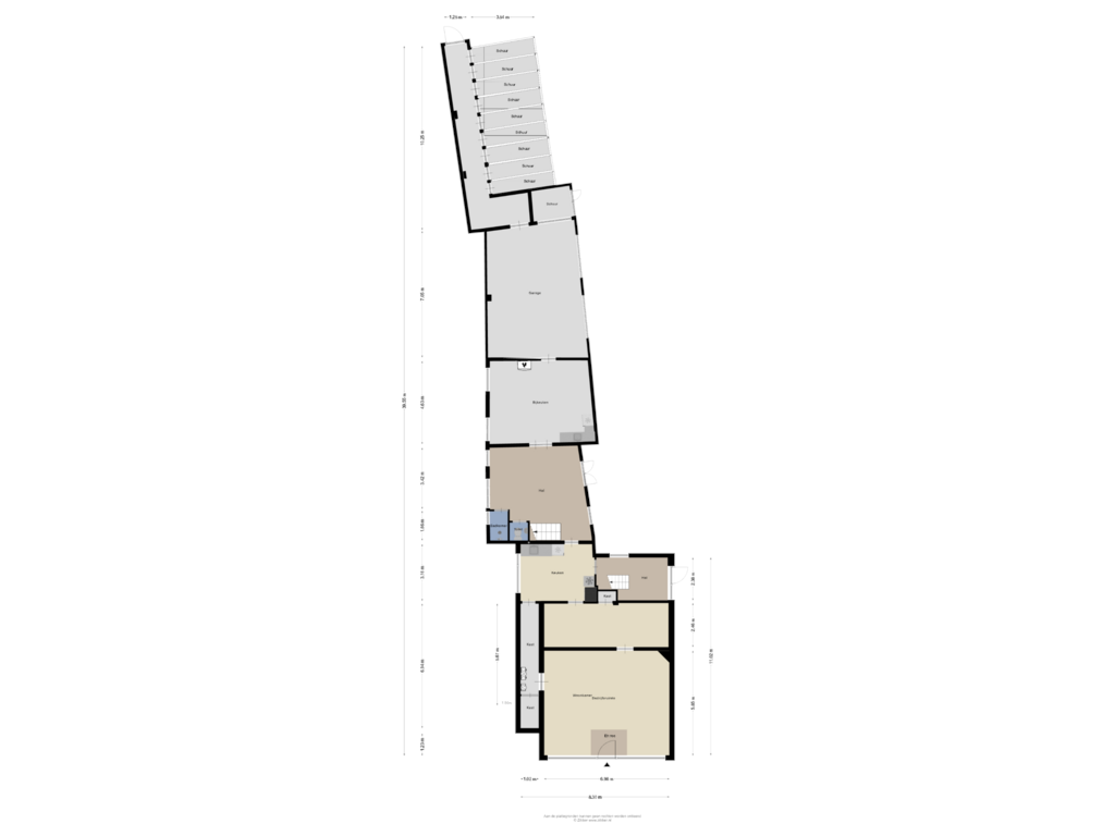 Bekijk plattegrond van Begane Grond van Boschweg 73