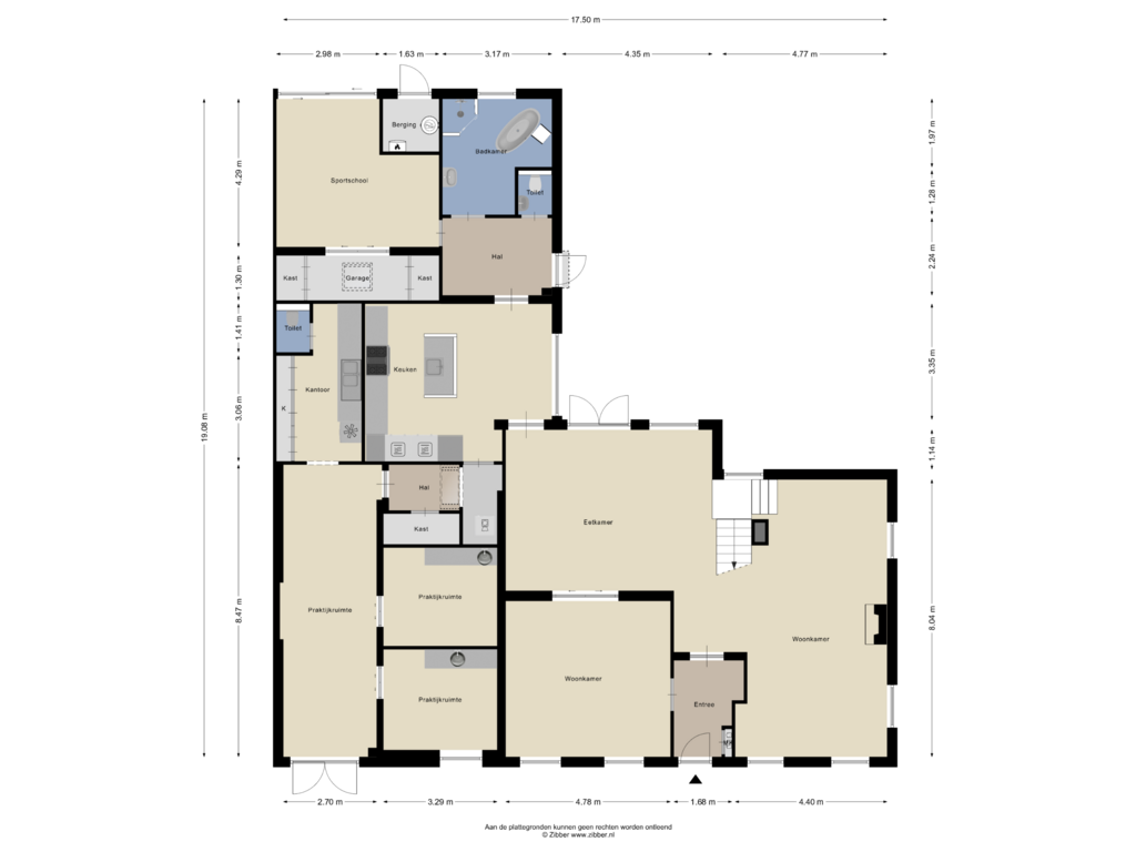 View floorplan of Begane grond of Bitswijk 40