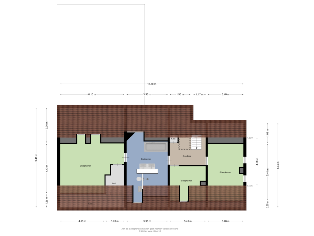 View floorplan of Eerste verdieping of Bitswijk 40