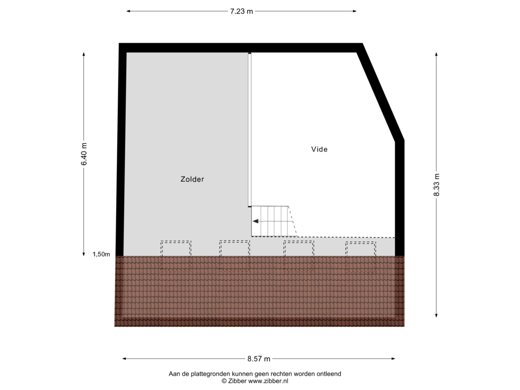 Bekijk plattegrond van Zolder van Bitswijk 40