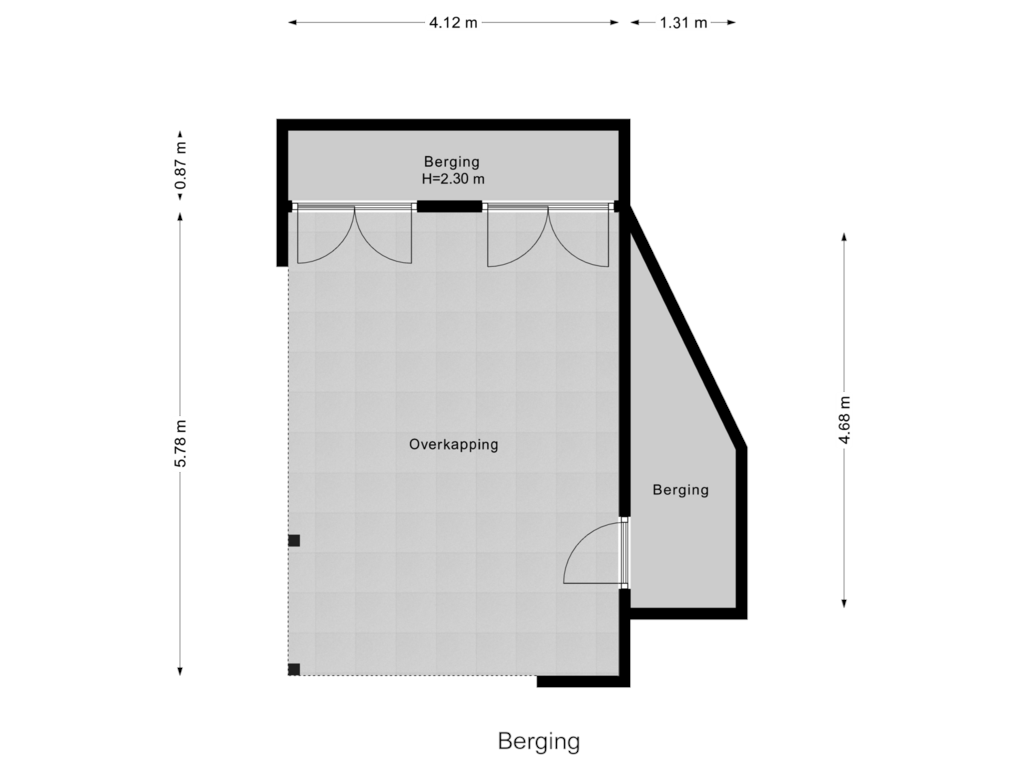 Bekijk plattegrond van Berging van Tuinfluiter 22