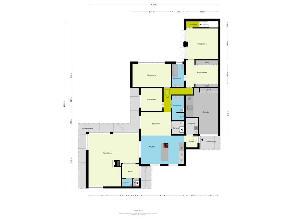 Bekijk plattegrond van Begane Grond van Kamperfoelieweg 8