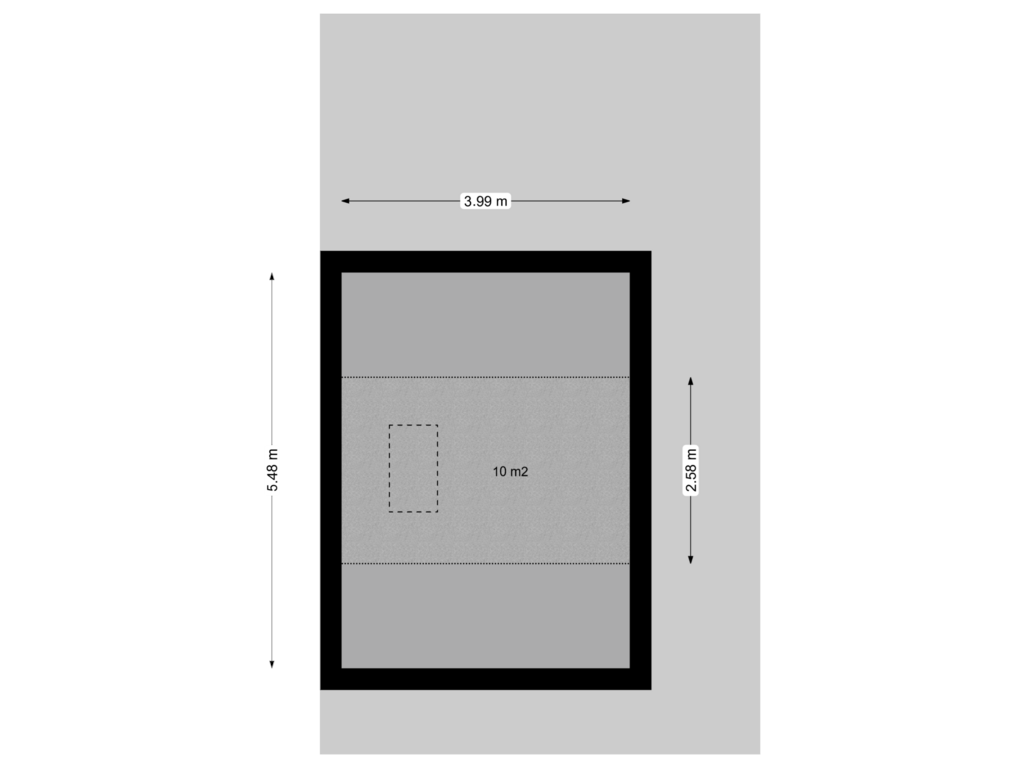 View floorplan of Vliering of Steendalerstraat 77