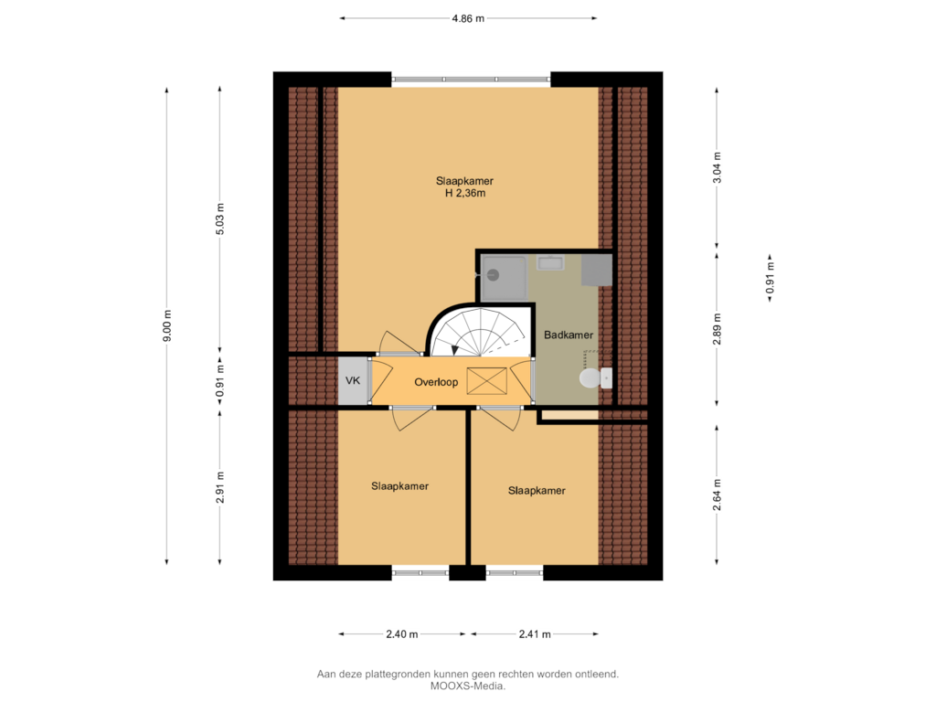 Bekijk plattegrond van 1e Verdieping van Boezemvliet 44